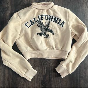 Crop Sweatshirt California